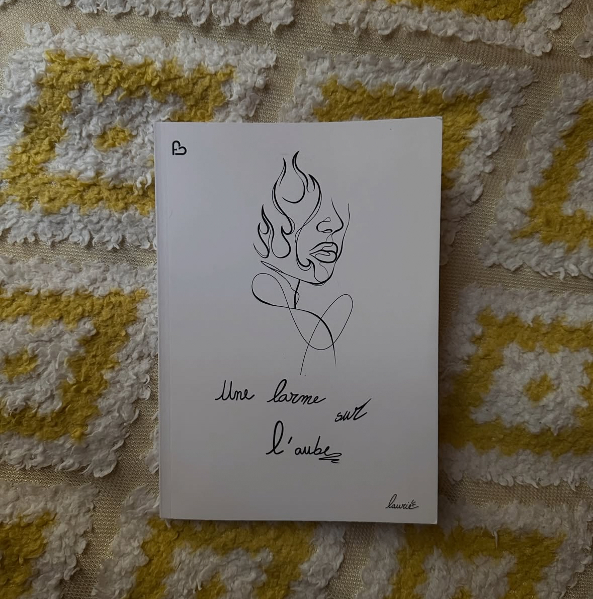 Une larme sur l'aube, couverture