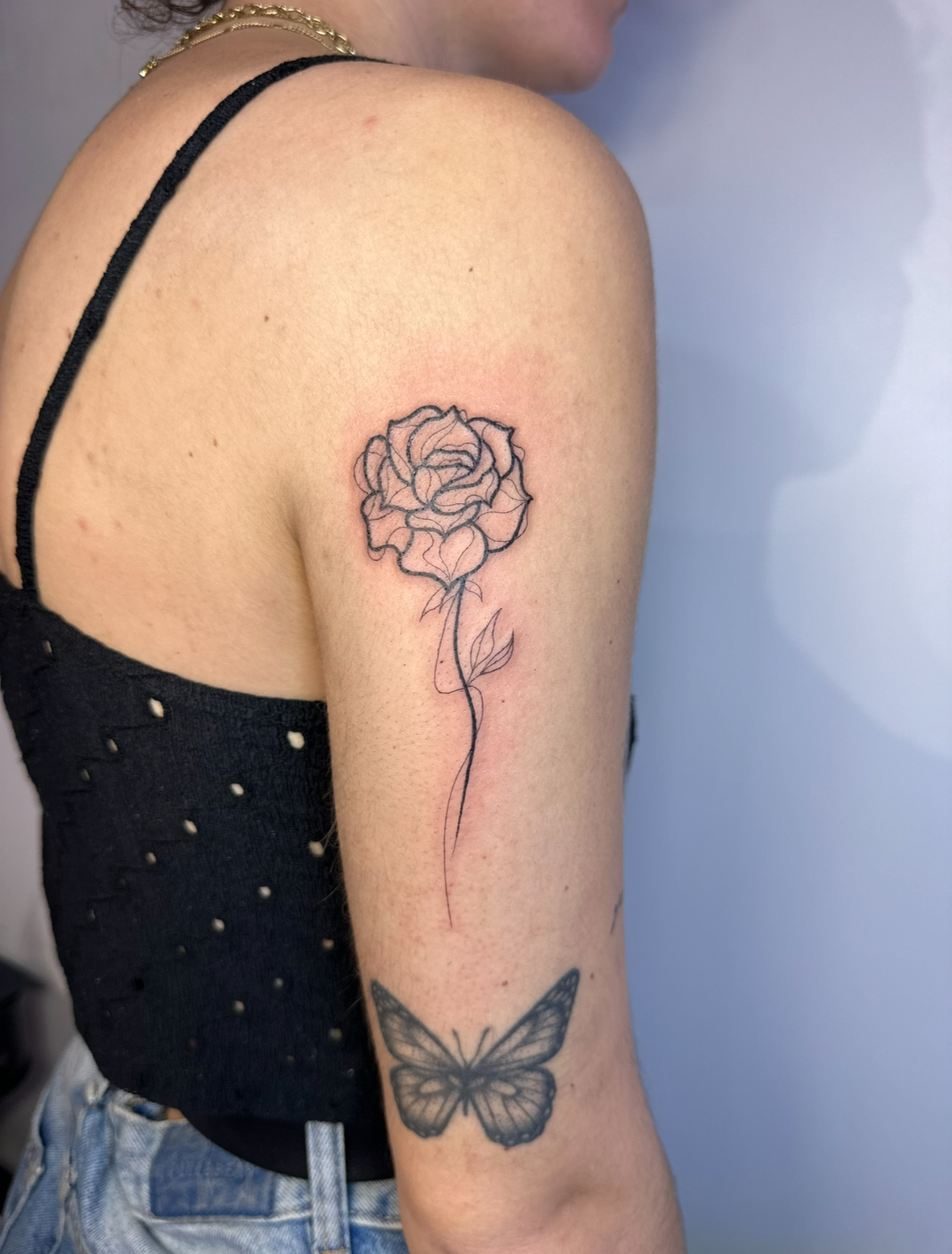 Rose — épaule