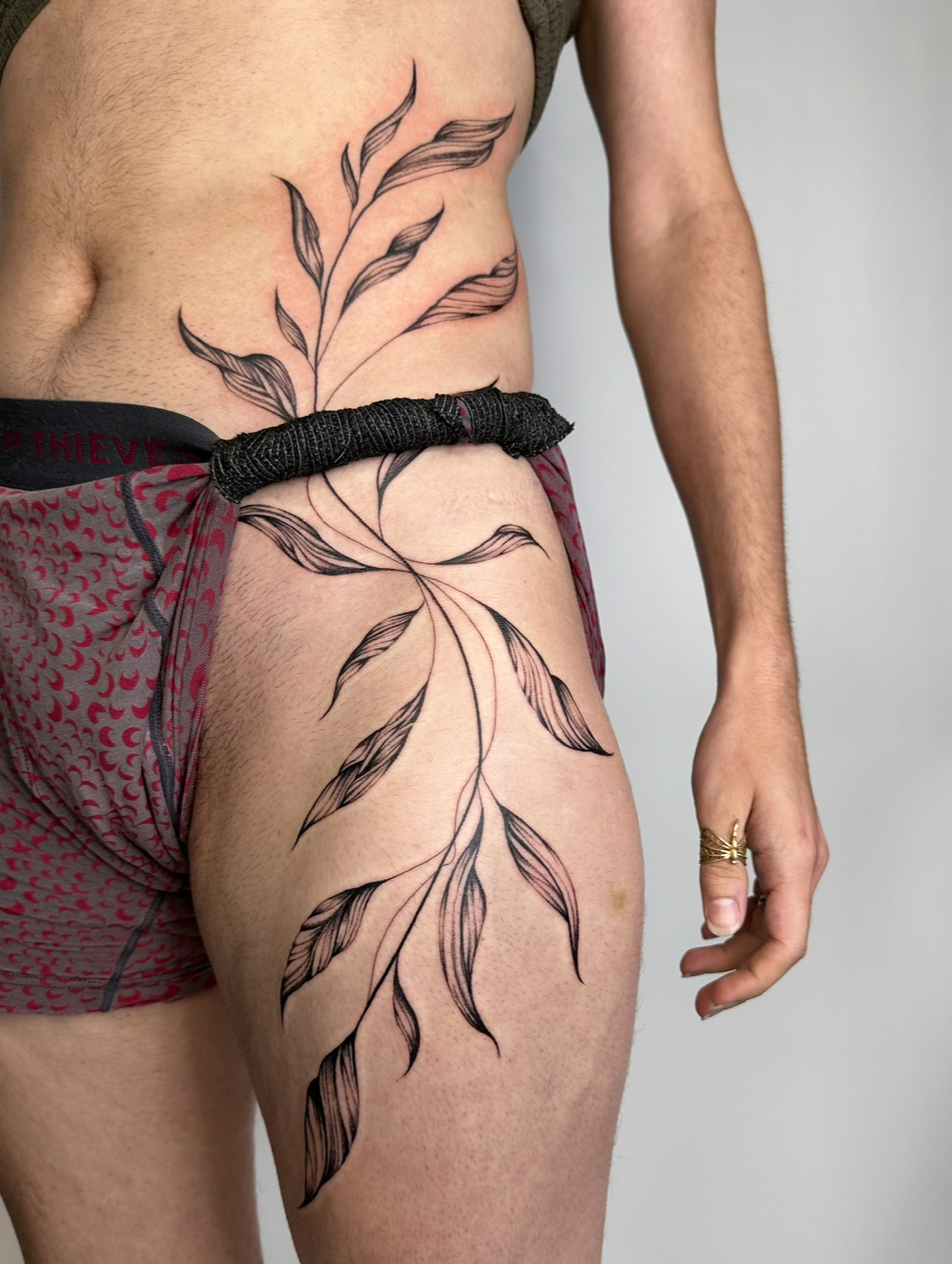 Feuillage — hanche & cuisse